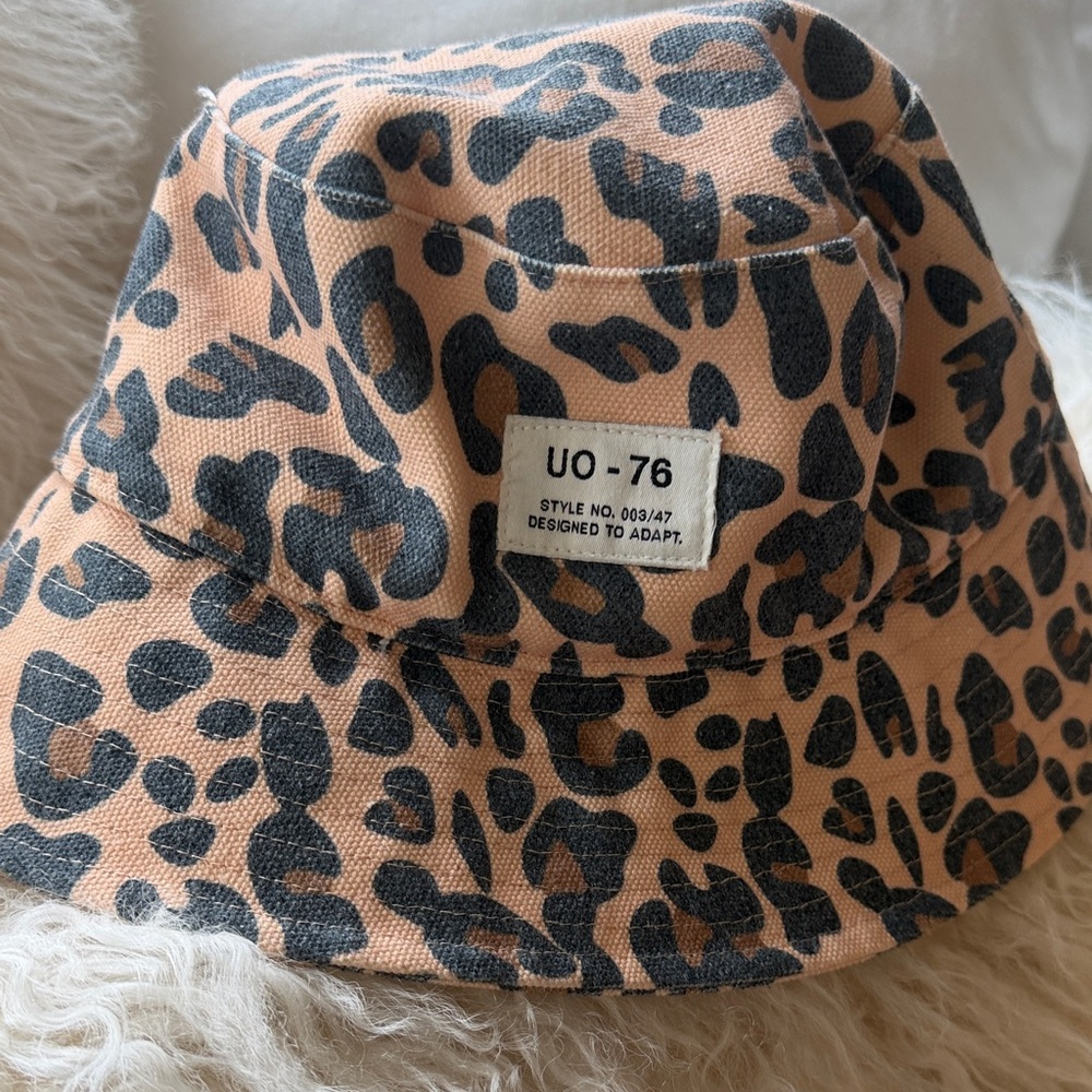 Urban Outfitters leopard  Animal Print Bucket Hat